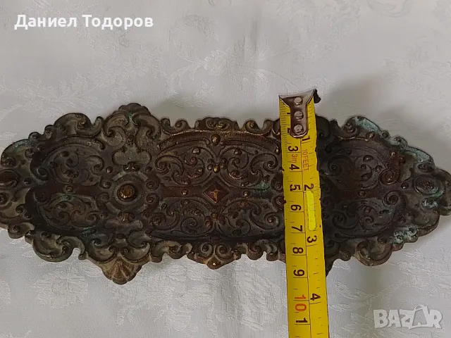 Стара Медна Мастилница и Перодръжка, снимка 10 - Антикварни и старинни предмети - 48826457
