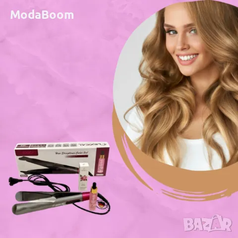 Преса за коса 2в1 Lexical LHS-5372, снимка 2 - Преси за коса - 48846060