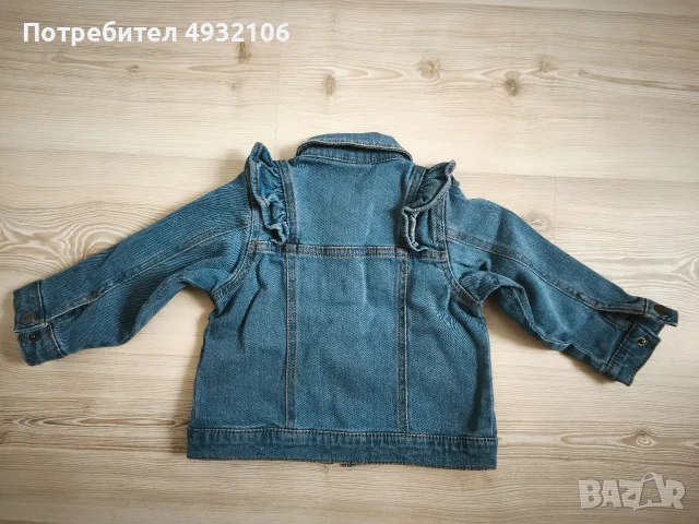 Дънково бебешко яке, снимка 2 - Бебешки якета и елеци - 55838262