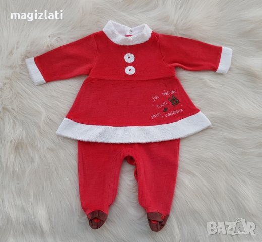 Коледна рокля 3 месеца, снимка 4 - Бебешки рокли - 38618767