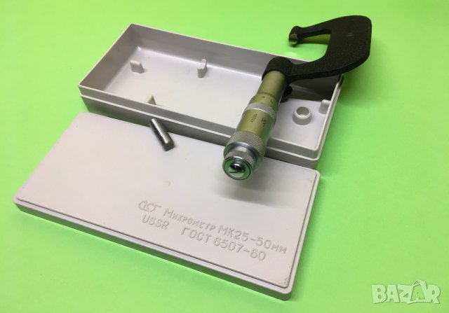  Оргинален Руски Микрометър МК 25-50 мм., снимка 9 - Други инструменти - 40671588