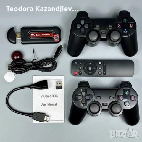 Q9Pro Game TV Stick – Вашият Портал към 49,000+ Игри и 4K Ultra HD Забавление, снимка 6 - Други игри и конзоли - 52874891