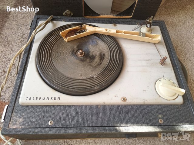 Ретро грамофон Telefunken, снимка 2 - Антикварни и старинни предмети - 42551707