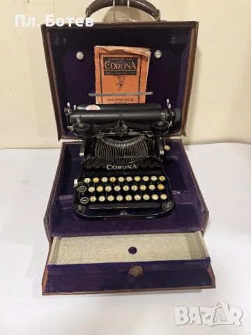 Стара пишеща машина. Музеен експонат!, снимка 1
