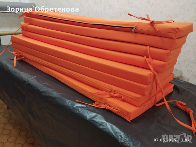 Изработка на възглавници и седалки по поръчка – по размер на клиента, снимка 5 - Градински мебели, декорация  - 54011358