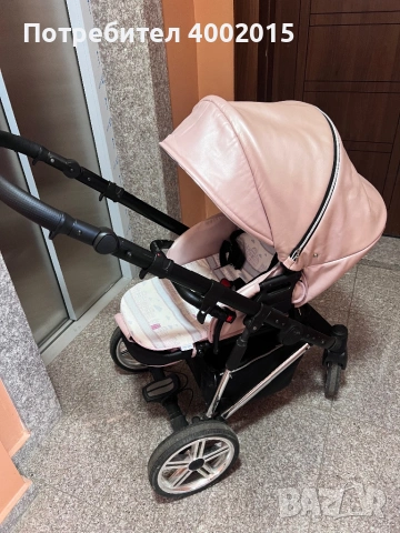 Бебешка количка Adbor еко кожа, снимка 2 - Детски колички - 54303657