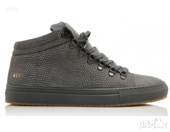 Мъжки кожени кецове Nubikk Lizard - 41 , снимка 3 - Кецове - 38818464