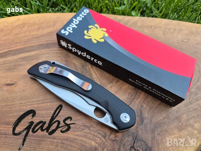 Сгъваем джобен нож Spyderco Subvert С239,светкавично отваряне Flipper, снимка 11 - Ножове - 49217205