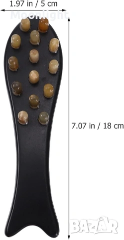 Нова интересна четка за коса и скалп, за разресване, масаж и акупунктура, снимка 7 - Аксесоари за коса - 53122776