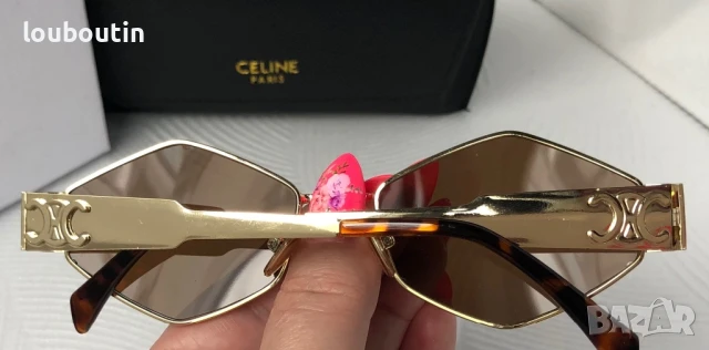 Celine 2024 дамски слънчеви очила ромб, снимка 11 - Слънчеви и диоптрични очила - 50741627