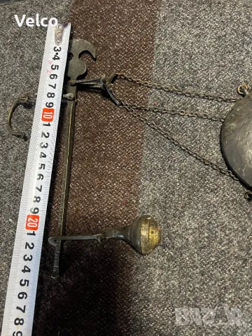 старо бронзово кантарче , снимка 3 - Антикварни и старинни предмети - 49968492