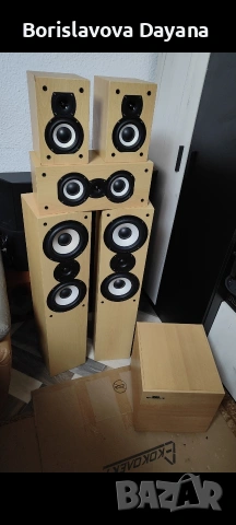 тонколони Évidence Acoustics + активен субуфер Jamo , снимка 3 - Тонколони - 53940283