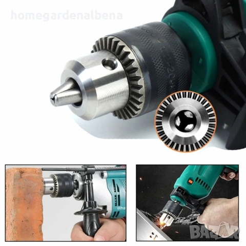 Професионален Комплект Kraft Royal | Ударна Бормашина + Ъглошлайф | 1200W, снимка 4 - Бормашини - 54211505