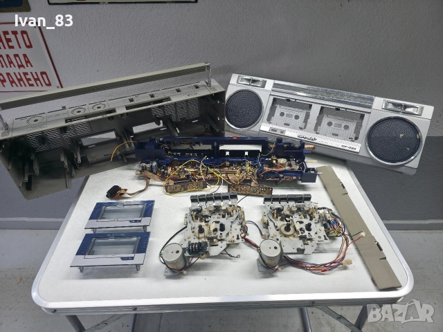 Радиокасетофон Sharp gf 450 на части. 