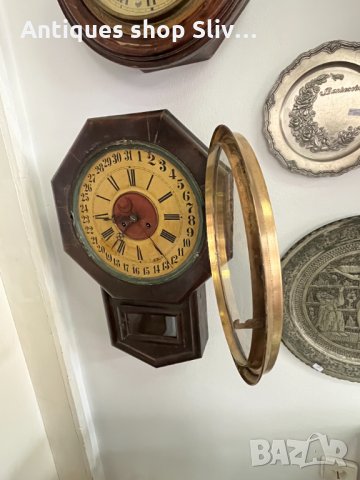 Уникален стенен часовник Юнгхаус №1842, снимка 4 - Антикварни и старинни предмети - 35565337