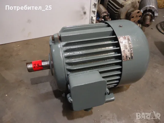Трифазен ел.мотор 1,5KW. - 940 об/мин., снимка 6 - Електродвигатели - 56090474