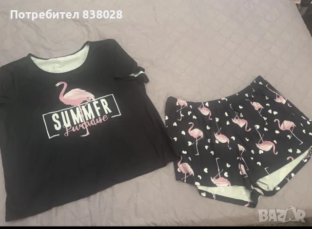 Дамскс пижама фламинго