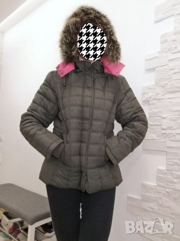 Дамско зимно яке с качулка естествена кожа, Authentic, 44 размер, XL, снимка 12 - Якета - 36211986