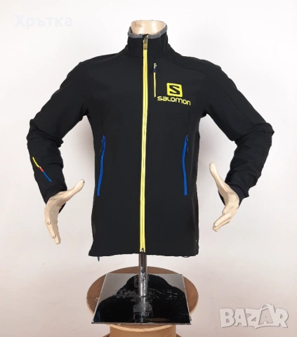 Salomon Momentum - Оригинално мъжко софтшел яке размер S-M, снимка 2 - Якета - 53929025