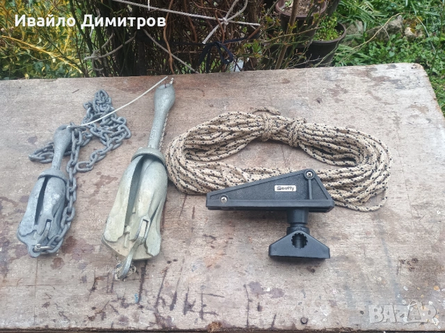 Котвен механизъм Scotty Anchor Lock и котви
