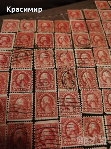 2 Цент Джордж Вашингтон. ПОЩЕНСКИ марки. 202 бр. , снимка 17 - Филателия - 52795086