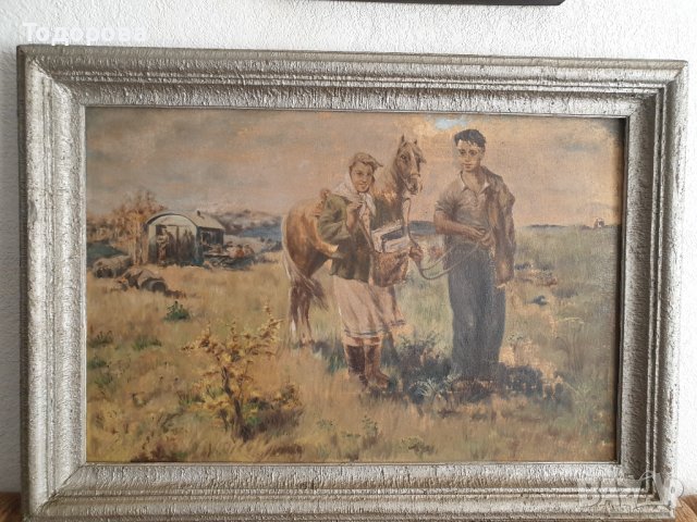 Много стара майсторска картина.