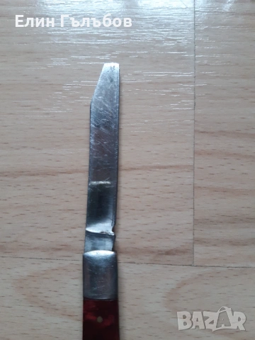 Колекционерско джобно ножче "ВТ" с дефект, ретро, снимка 5 - Колекции - 53054065