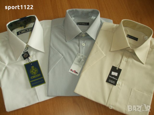 Нови/М/къс ръкав/мъжки ризи, снимка 1 - Ризи - 29092792