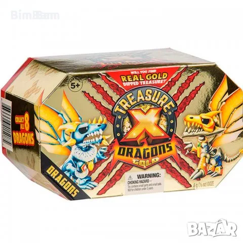 Забавна игра с изненада Treasure X Dragons Gold - Съкровище