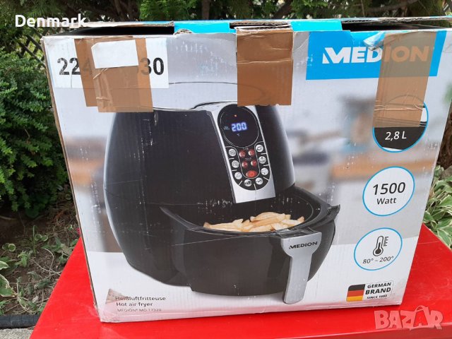 Фритюрник с горещ въздух MEDION , снимка 2 - Фритюрници - 42119555