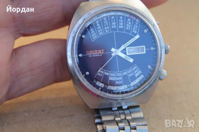 Японски мъжки часовник ''Orient '' календар автоматик, снимка 11 - Мъжки - 42719820