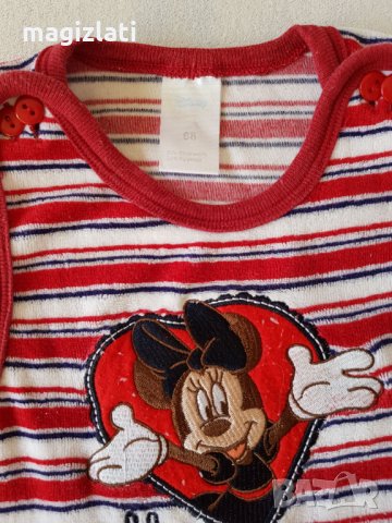 Ромпър Мини Маус 3-6 месеца, снимка 3 - Бебешки гащеризони - 30426951