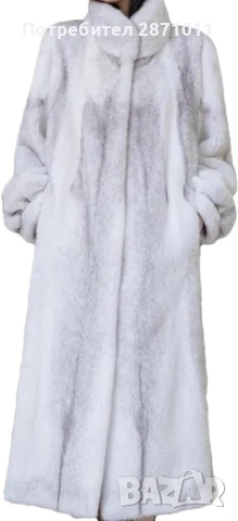 Дамско палто от луксозна изкуствена  кожа, снимка 2 - Якета - 53265392