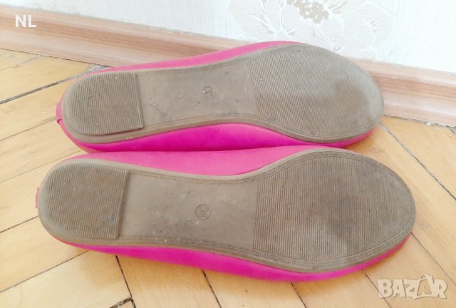 Лот от дамски черни сандали и розови ниски обувки тип балерини , снимка 10 - Дамски обувки на ток - 33999650