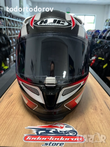 Мото каска HJC RPHA-10 Plus,размер XS,тъмен визьор,тегло 1250гр, снимка 6 - Аксесоари и консумативи - 51924603
