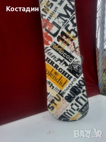 Сноуборд STUF  LE MANS 165см,  с автомати, снимка 9 - Зимни спортове - 52471687