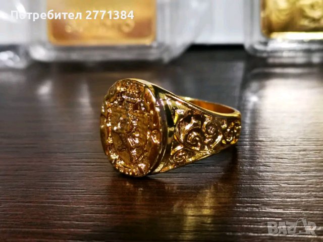 Мъжки официален златен пръстен изработен от медицинско злато . Не си ме и  цвета ! Размер 20 в Пръстени в гр. Свищов - ID38661481 — Bazar.bg