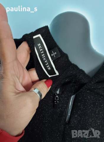 Луксозна блуза тип туника с черно ламе "Melanie lyne" / Мелания Тръмп , снимка 6 - Туники - 36537131