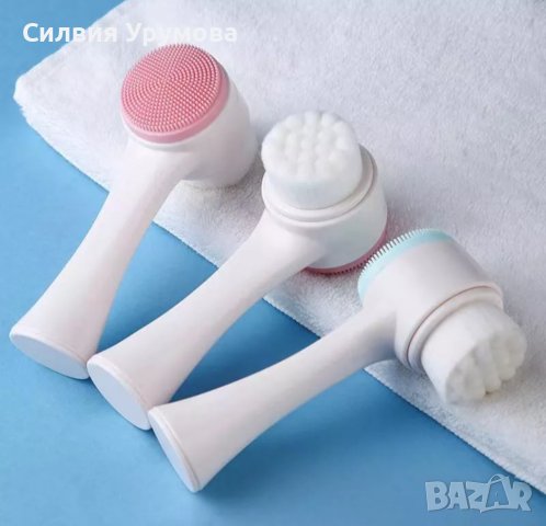 Четка за почистване на лице + лента за глава, снимка 11 - Козметика за лице - 39471759