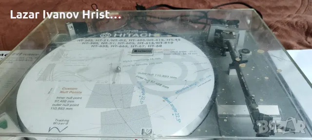 Грамофон Hitachi HT 68, снимка 6 - Грамофони - 49379525