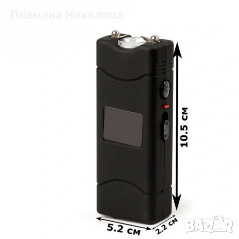 Устройство за самозащита - електрошок 5000K V и LED фенер – компактно, презареждаемо, снимка 2 - Друга електроника - 53086689