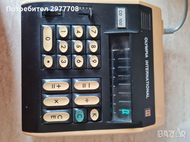 Колекционерски калкулатор OlympiaCD 100, снимка 2 - Антикварни и старинни предмети - 36900227