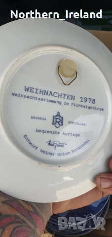 Колекционерски порцеланови чинии за стена, снимка 4 - Колекции - 51053543