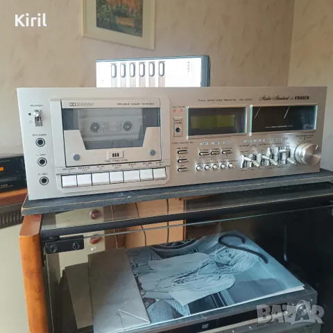 Триглав касетен дек Fisher_CR-5150 с оригинално дистанционно