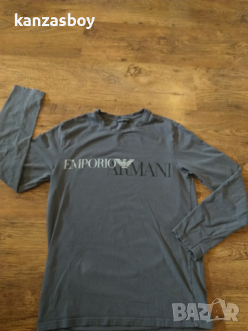 Emporio Armani Underwear - страхотна мъжка блуза С, снимка 4 - Блузи - 44736410