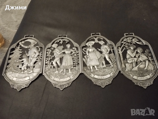 красиви калаено сребърни комплекти, снимка 14 - Антикварни и старинни предмети - 47240583