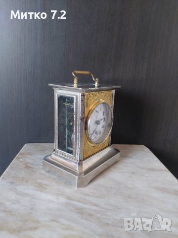 настолен  часовник с латерна JUNGHANS - Жокер, снимка 3 - Антикварни и старинни предмети - 39697233