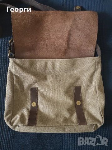 Кожена чанта за през рамо, снимка 2 - Чанти - 52558737