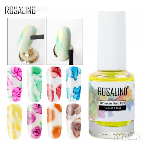 Акварелни капки 12 мл за декорация на маникюр, снимка 3 - Продукти за маникюр - 29267763