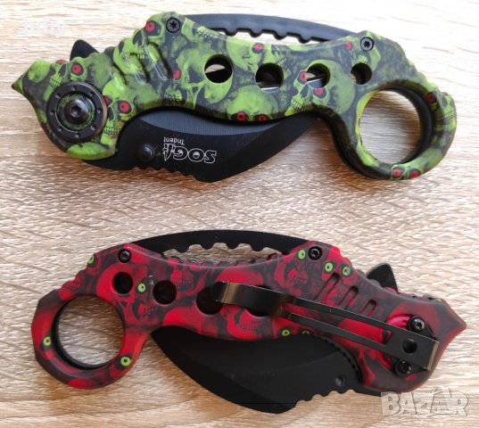 Сгъваем нож /карамбит/ FOX DA30, снимка 9 - Ножове - 16707733